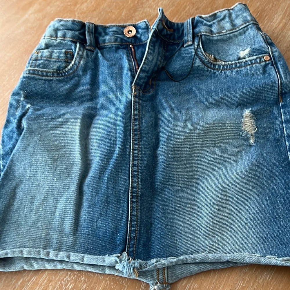 Denim skirt